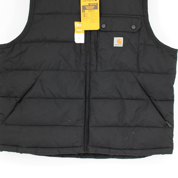 Carhartt Montana Insulated Loose Fit Vest Mens Size Large Black NEW - Picture 3 of 6